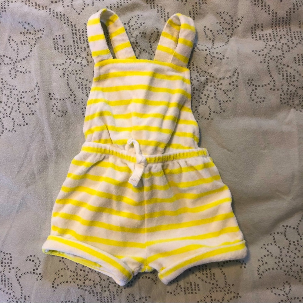 Terry Cloth Baby Overalls